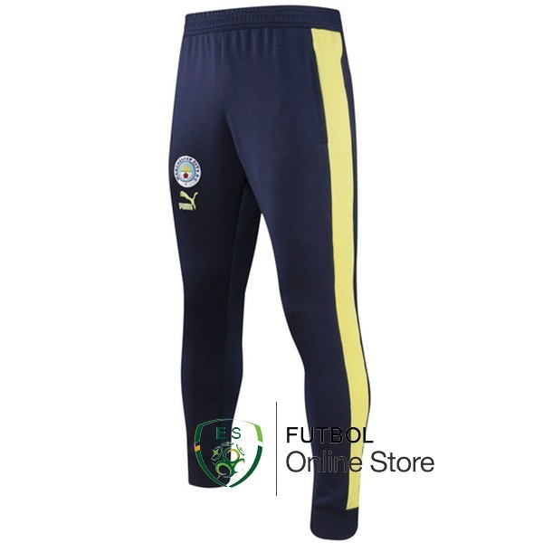 Pantalones Deportivos Manchester City 2023 2024 Azul Amarillo