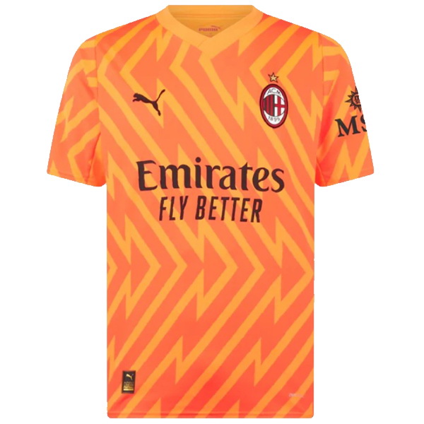 Tailandia Camiseta Portero AC Milan 23/2024 Naranja