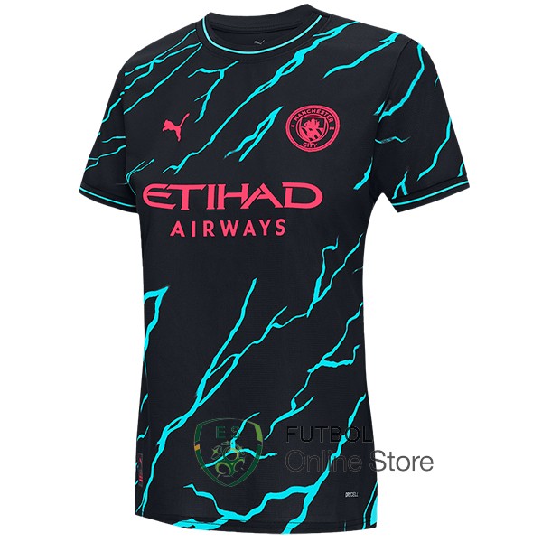 Camiseta Manchester city Mujer 23/2024 Tercera