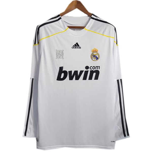 Retro Camiseta Real Madrid 2009-2010 Manga Larga Primera