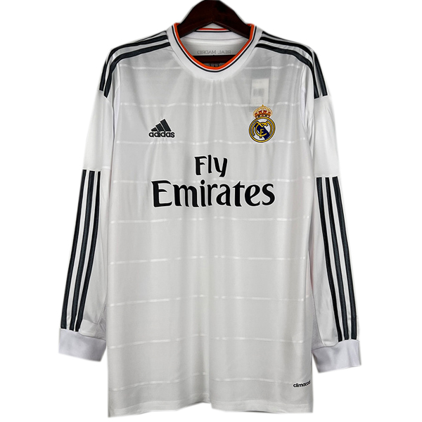Retro Camiseta Real Madrid 2013-2014 Manga Larga Primera
