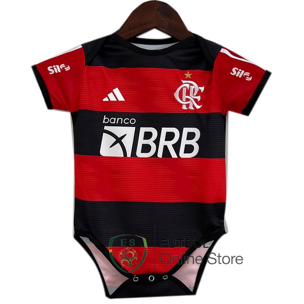 Camiseta Onesies Flamengo Ninos 23/2024 Primera