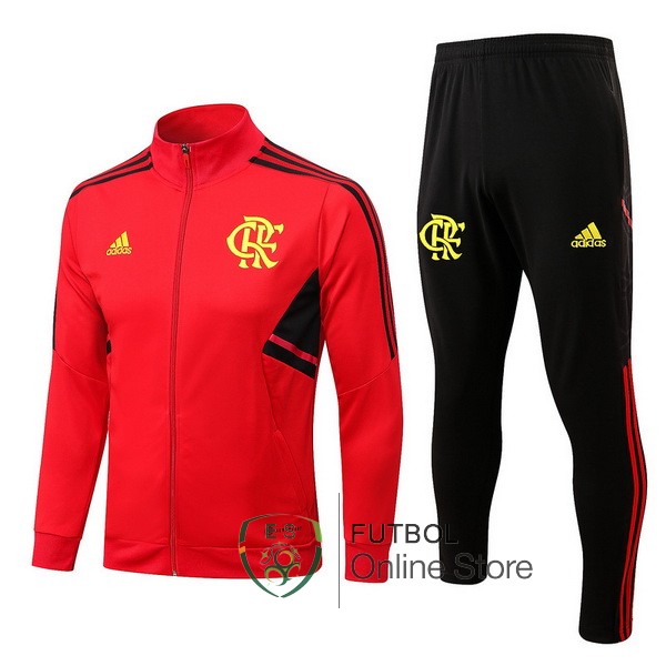 Camiseta Flamengo Chandal Ninos 22/2023 Rojo I Negro