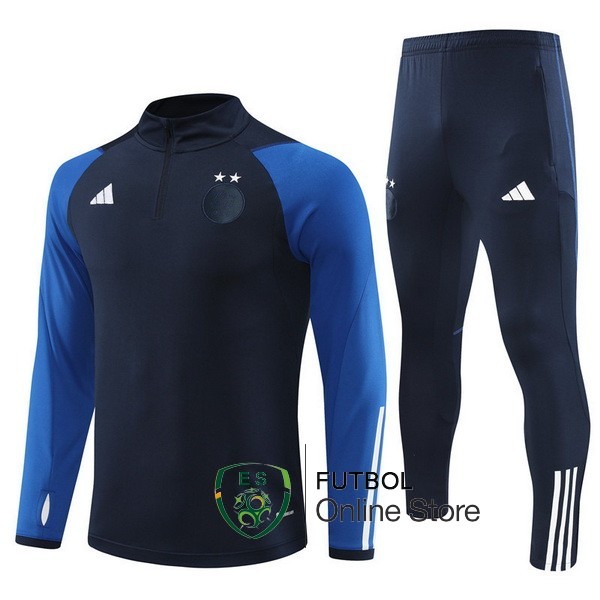 Conjunto Completo Sudadera Entrenamiento Argelia 2023 Azul