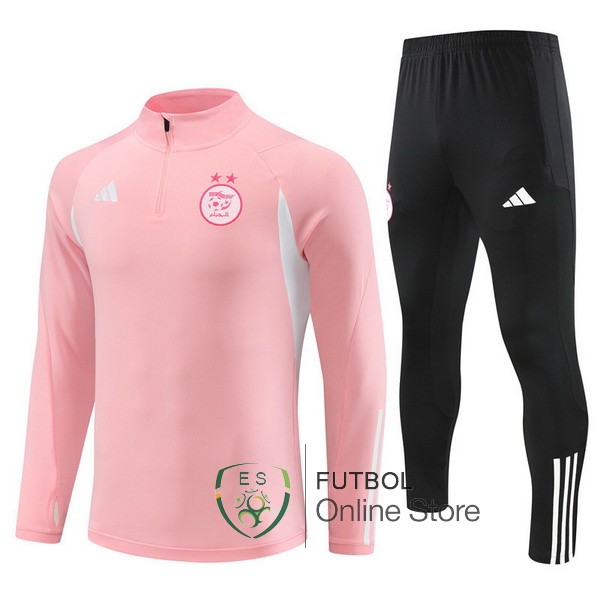 Camiseta Argelia Chandal Ninos 2023 Rosa Negro