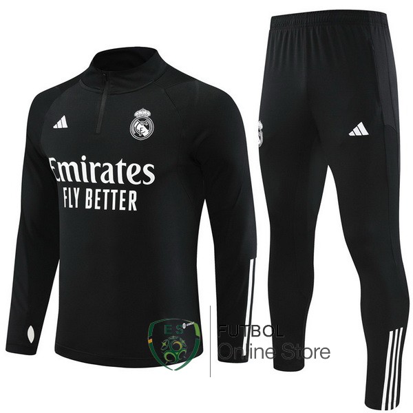 Camiseta Real Madrid Chandal Ninos 23/2024 Negro