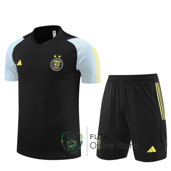 Entrenamiento Conjunto Completo Ninos Argelia 23/2024 Negro Gris