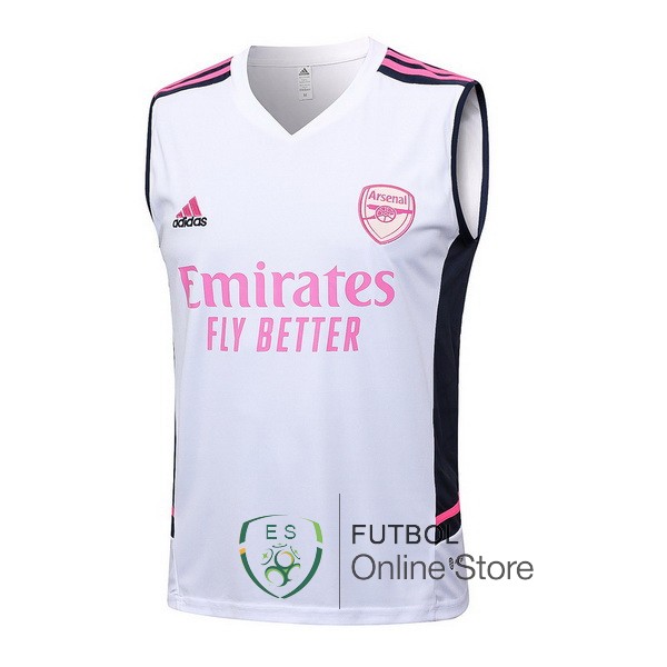 Entrenamiento Sin Mangas Arsenal Blanco Rosa 23/2024