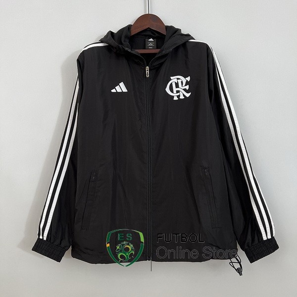 Rompevientos Flamengo 2023 2024 Negro I Blanco