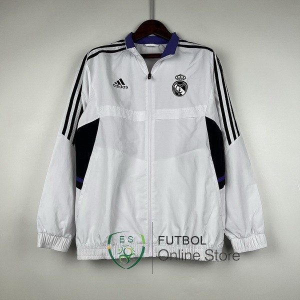 Rompevientos Real Madrid 2023 2024 Blanco Purpura