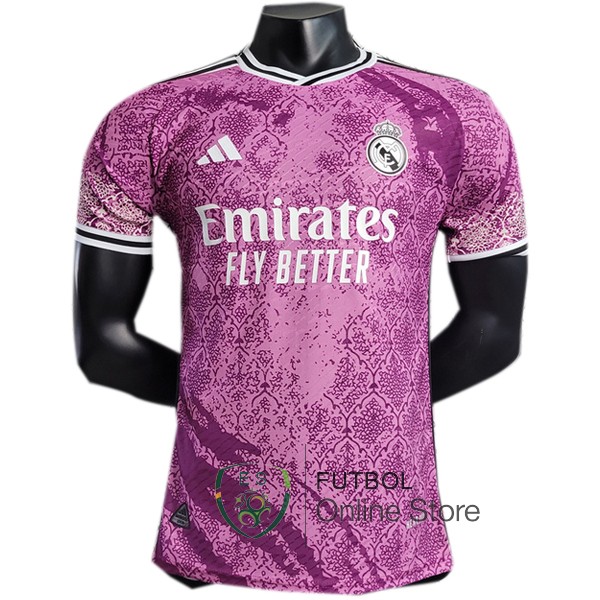 Tailandia Camiseta Real Madrid 23/2024 Especial Rosa Purpura