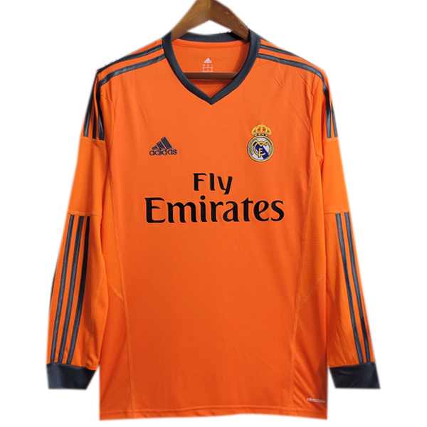 Retro Camiseta Real Madrid 2013-2014 Manga Larga Tercera