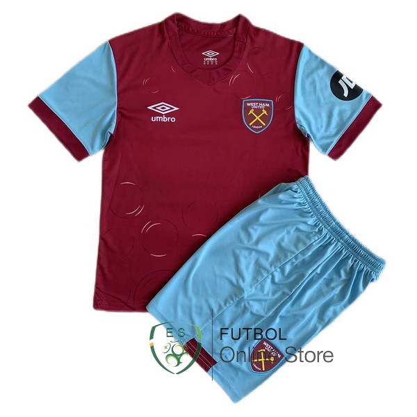 Camiseta West Ham United Ninos 23/2024 Primera