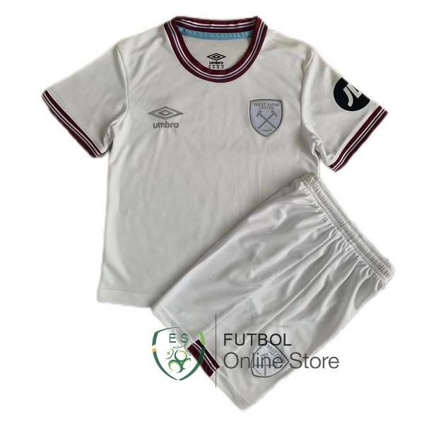 Camiseta West Ham United Ninos 23/2024 Segunda