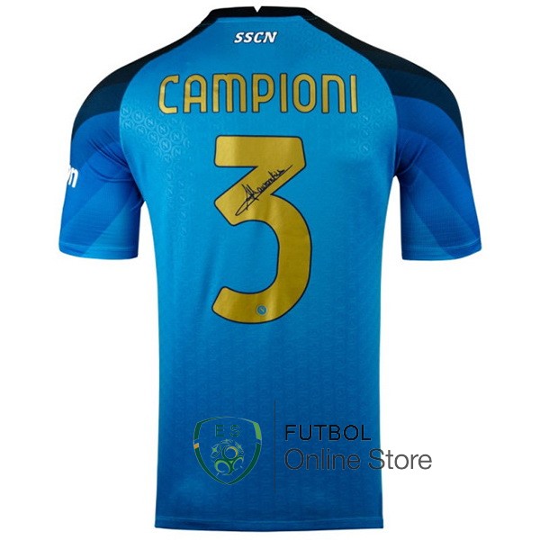 NO.3 Campioni Tailandia Camiseta Napoli 23/2024 Primera Jugadores