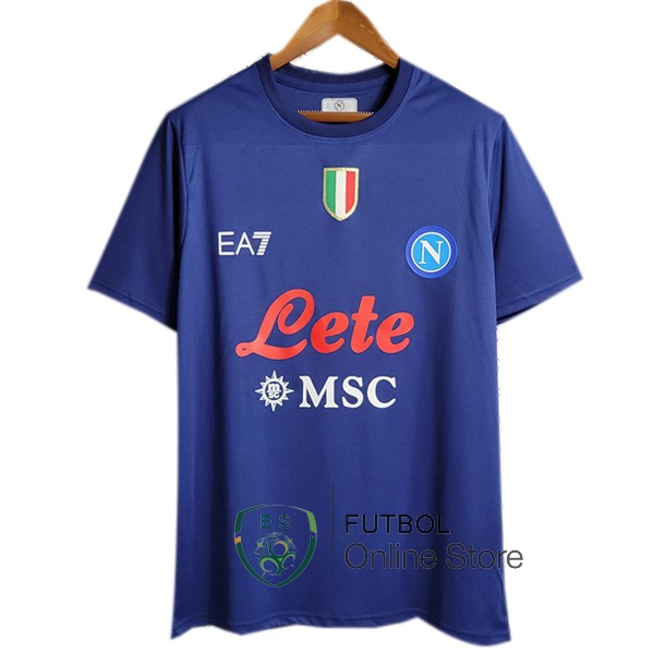 Tailandia Especial Camiseta Napoli 23/2024 Azul