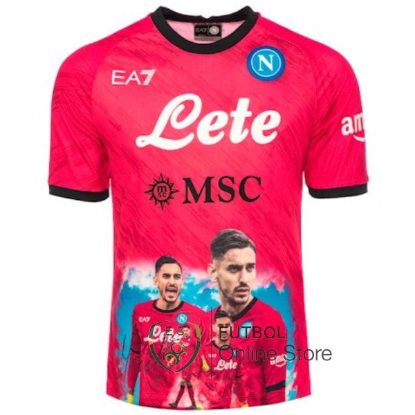 Tailandia Especial Camiseta Napoli 23/2024 i Rojo