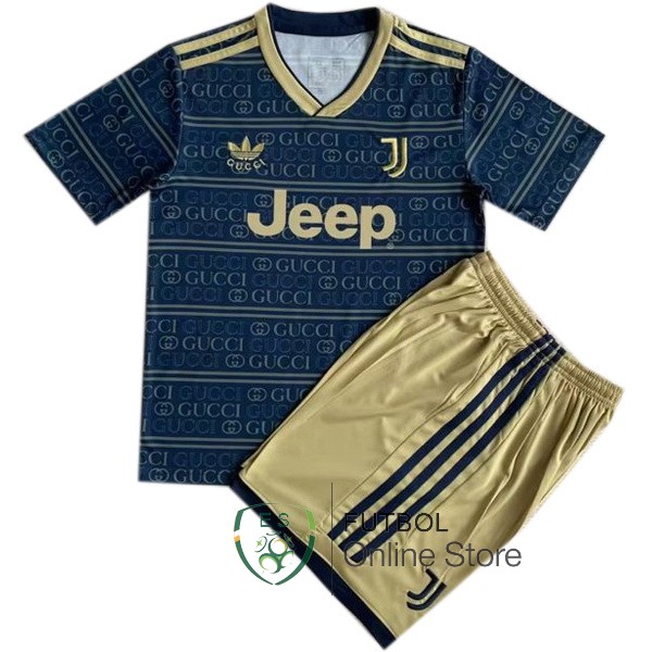 Camiseta Juventus Conjunto Completo Hombre 23/2024 Azul Amarillo