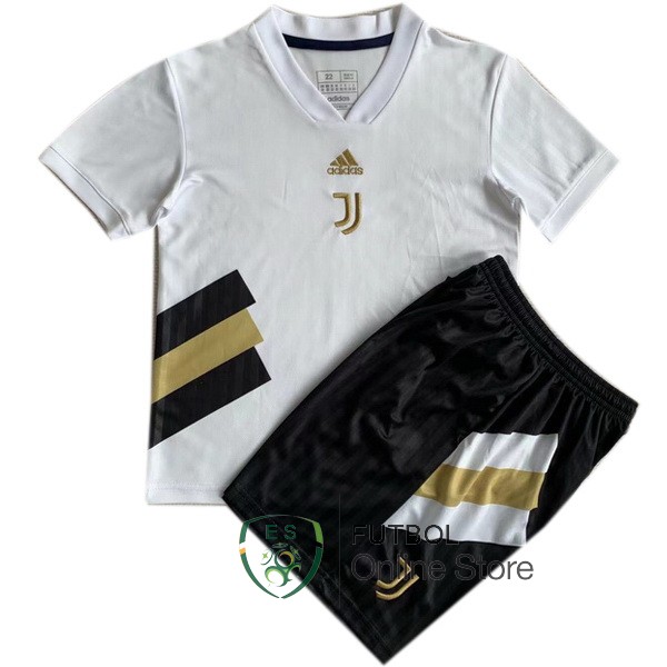 Camiseta Juventus Conjunto Completo Hombre 23/2024 Blanco Negro