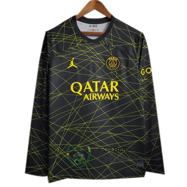 Tailandia Camiseta Manga Larga Paris Saint Germain 22/2023 Cuarta