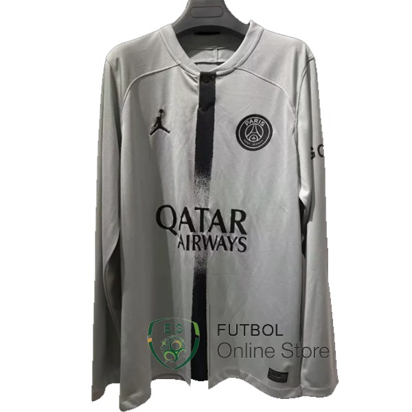 Tailandia Camiseta Manga Larga Paris Saint Germain 23/2024 Segunda