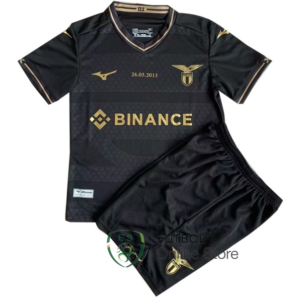 Especial Camiseta Lazio Conjunto Completo Hombre 22/2023 Negro