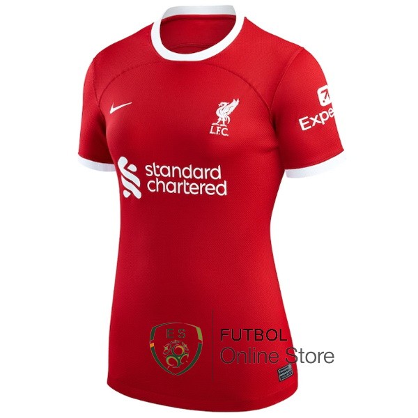 Camiseta Liverpool Mujer 23/2024 Primera