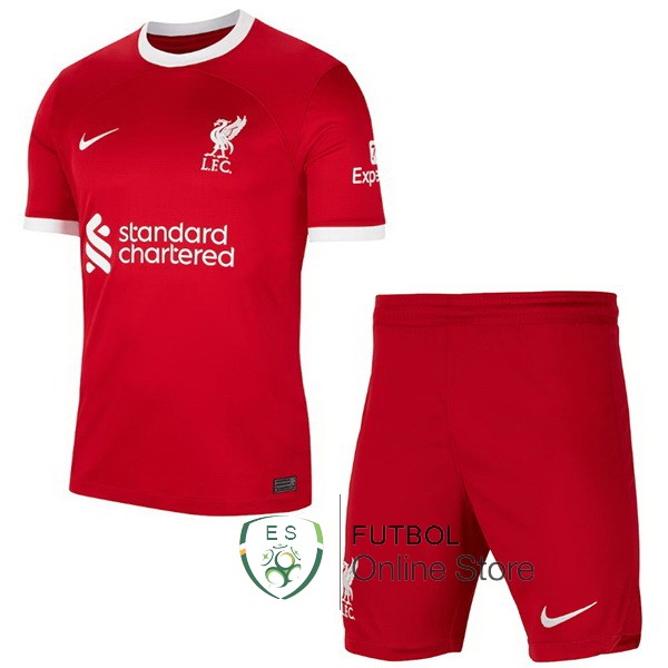 Camiseta Liverpool Conjunto Completo Hombre 23/2024 Primera