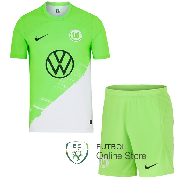 Camiseta Wolfsburg Conjunto Completo Hombre 23/2024 Primera