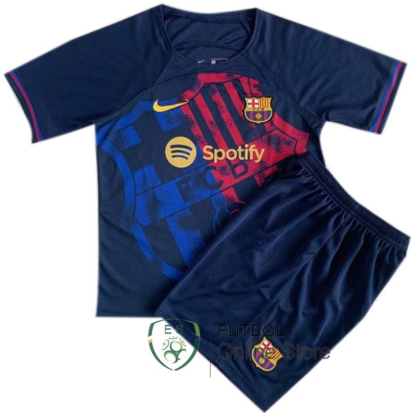 Camiseta Barcelona Conjunto Completo Hombre 23/2024 Concepto Azul Marino
