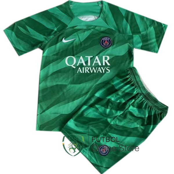 Camiseta Paris Saint Germain Conjunto Completo Hombre 23/2024 Portero Verde
