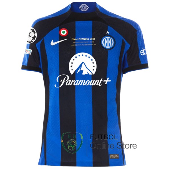 Tailandia UEFA Champions League Finals Camiseta Inter Milan 23/2024 Prima Jugadores