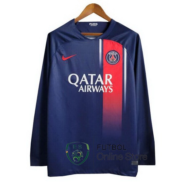 Tailandia Camiseta Manga Larga Paris Saint Germain 23/2024 Primera