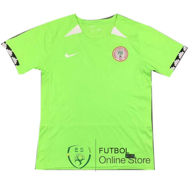 Tailandia Mujer Futbol Camiseta Nigeria 2023 Primera