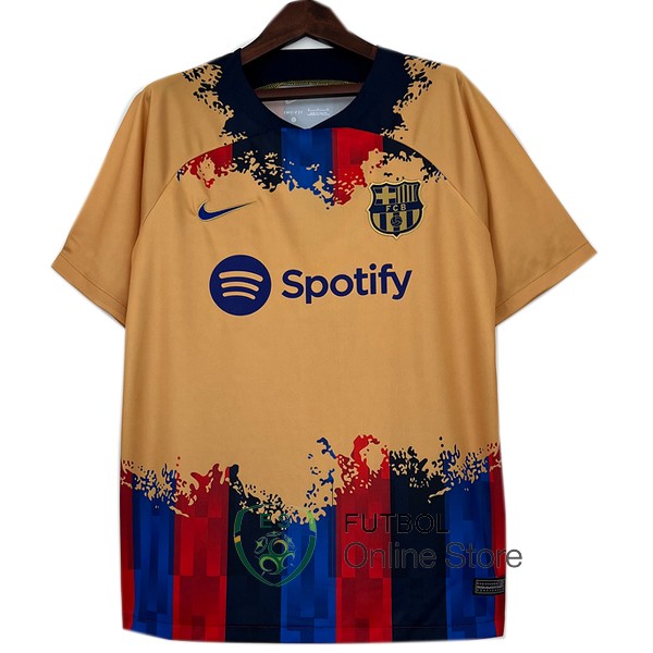 Tailandia Camiseta Barcelona 23/2024 Especial Amarillo