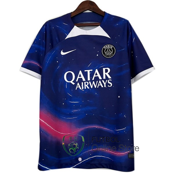 Tailandia Camiseta Paris Saint Germain Especial 22/2023 Azul Marino