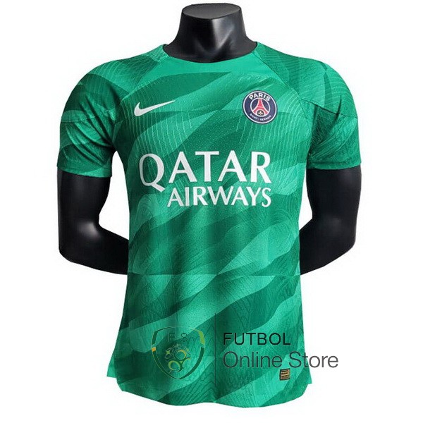 Tailandia Jugadores Camiseta Paris Saint Germain 23/2024 Portero Verde