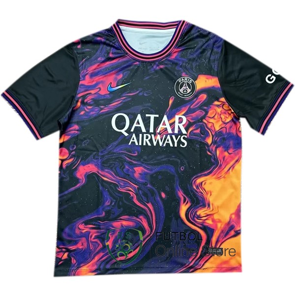 Tailandia Camiseta Paris Saint Germain Previo al partido 23/2024 Purpura Negro