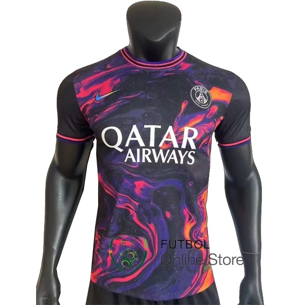 Tailandia Jugadores Camiseta Paris Saint Germain 23/2024 Previo al partido Purpura Negro