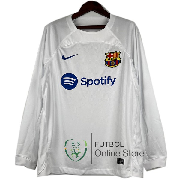 Tailandia Camiseta Manga Larga Barcelona 23/2024 Segunda