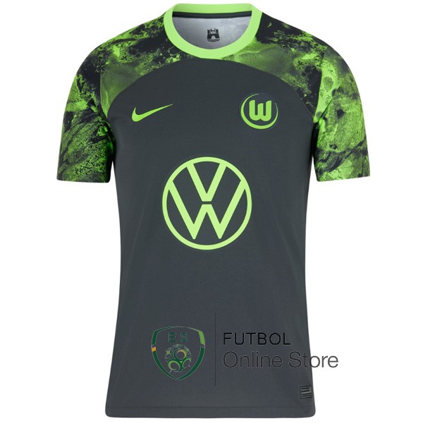 Tailandia Camiseta Wolfsburg 23/2024 Segunda