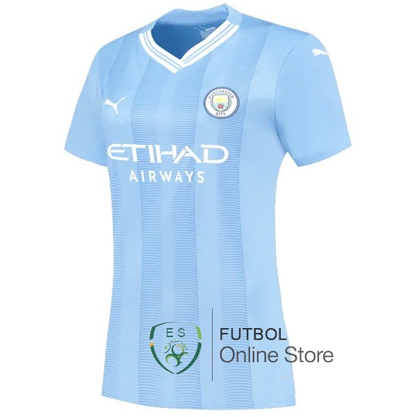 Camiseta Manchester city Mujer 23/2024 Primera