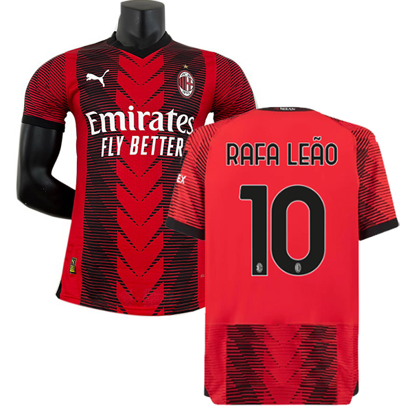 NO.10 Rafa Leão Tailandia Camiseta AC Milan 23/2024 Prima Jugadores