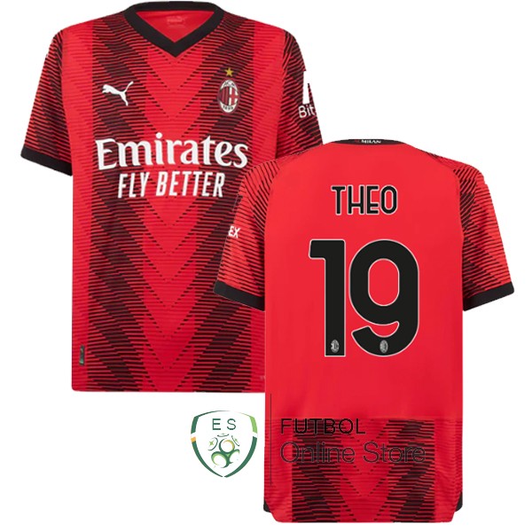 NO.19 Theo Tailandia Camiseta AC Milan 23/2024 Primera