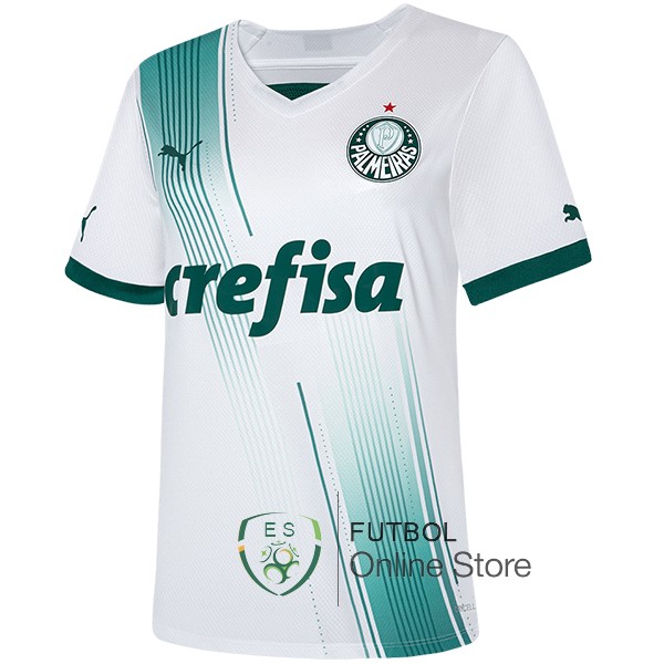 Camiseta Palmeiras Mujer 23/2024 Segunda