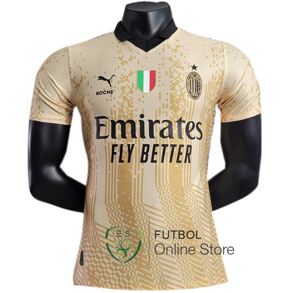 Tailandia Camiseta Especial Jugadores AC Milan 22/2023 Amarillo