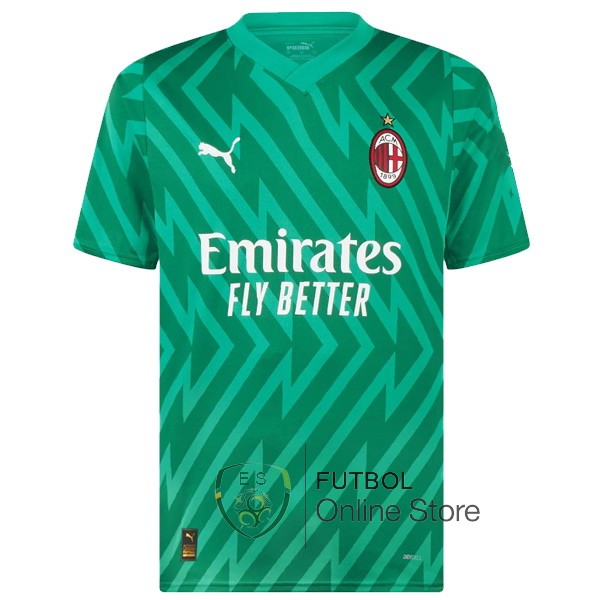 Tailandia Camiseta Portero AC Milan 23/2024 Verde