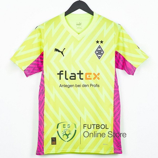 Tailandia Portero Camiseta Borussia Monchengladbac 23/2024 Amarillo