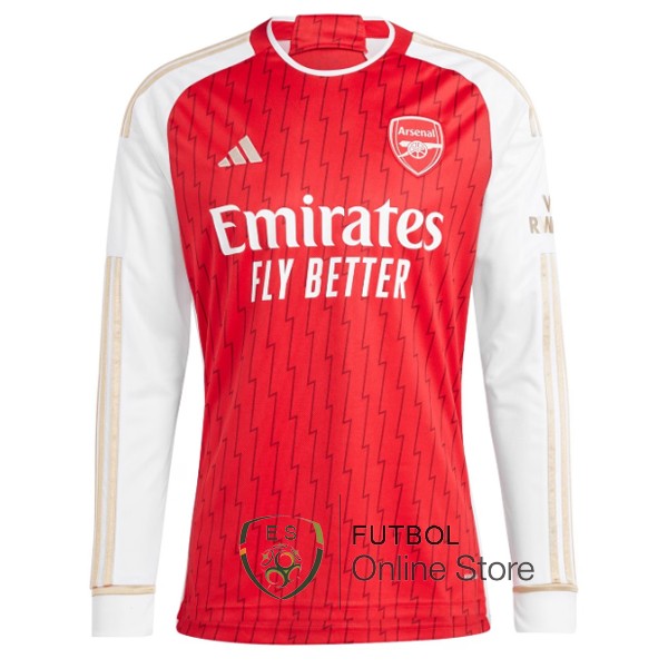 Tailandia Camiseta Arsenal 23/2024 Manga Larga Primera