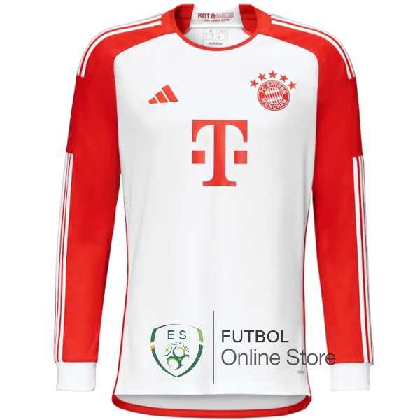 Tailandia Camiseta Bayern Munich 23/2024 Manga Larga Primera